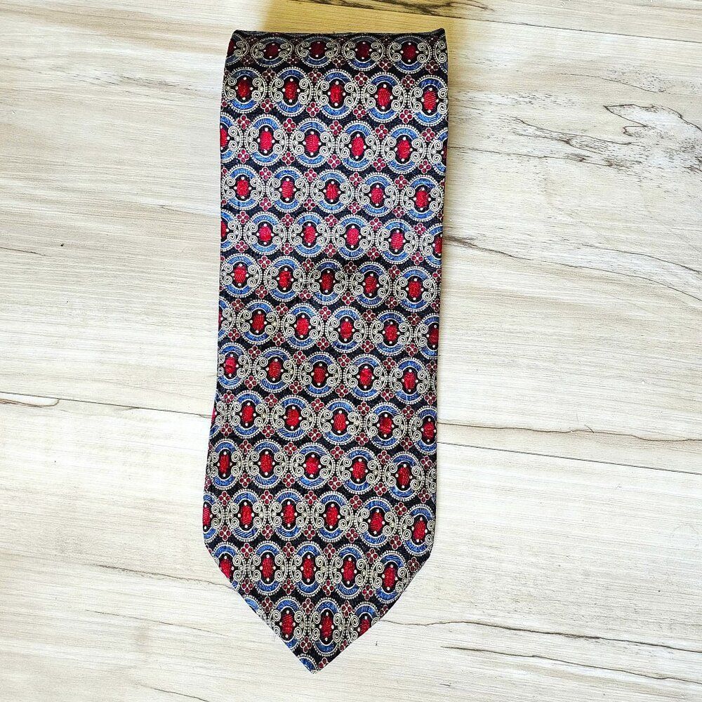 Vintage Bill Blass 100% Silk Luxury Tie